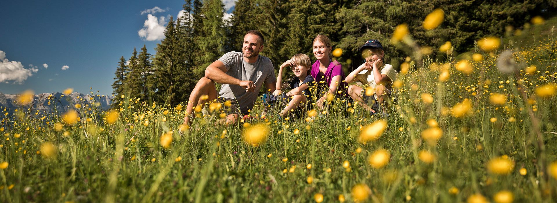 Urlaub Stjohann Pongau Salzburg Familie Wanderpause